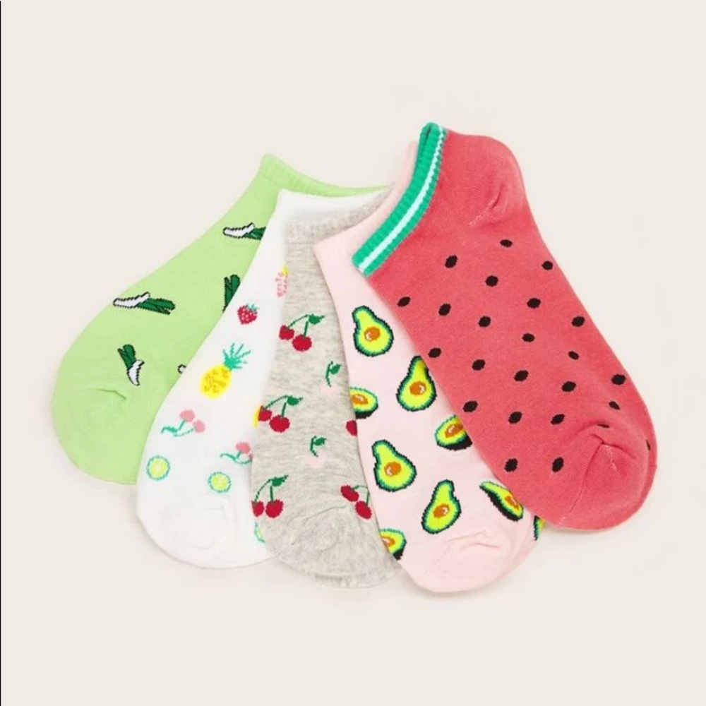 Fruit socks 🍉 🍍 🥑